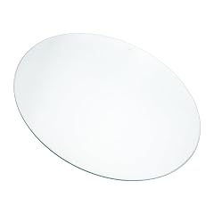 Round Glass Coffee Table Small Living Room End Table Tempered Glass Top