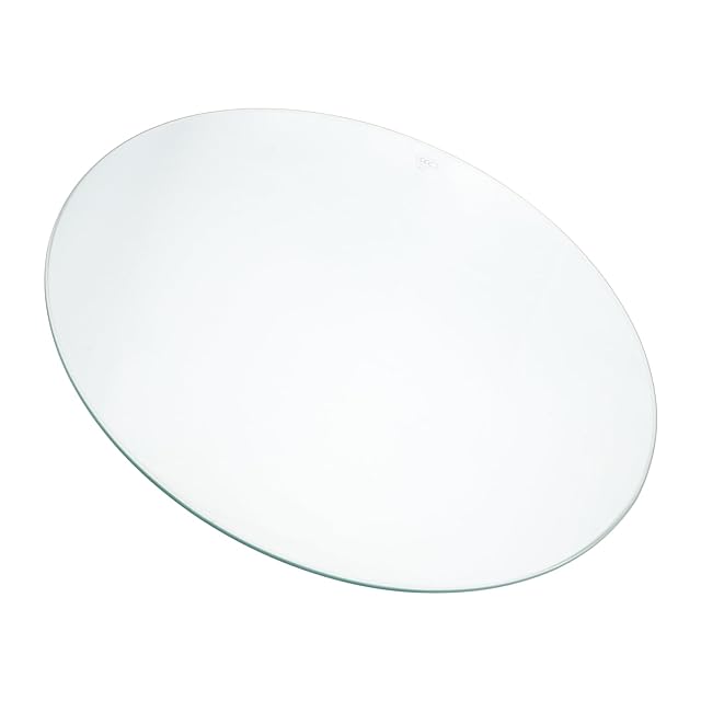 Round Glass Coffee Table Small Living Room End Table Tempered Glass Top