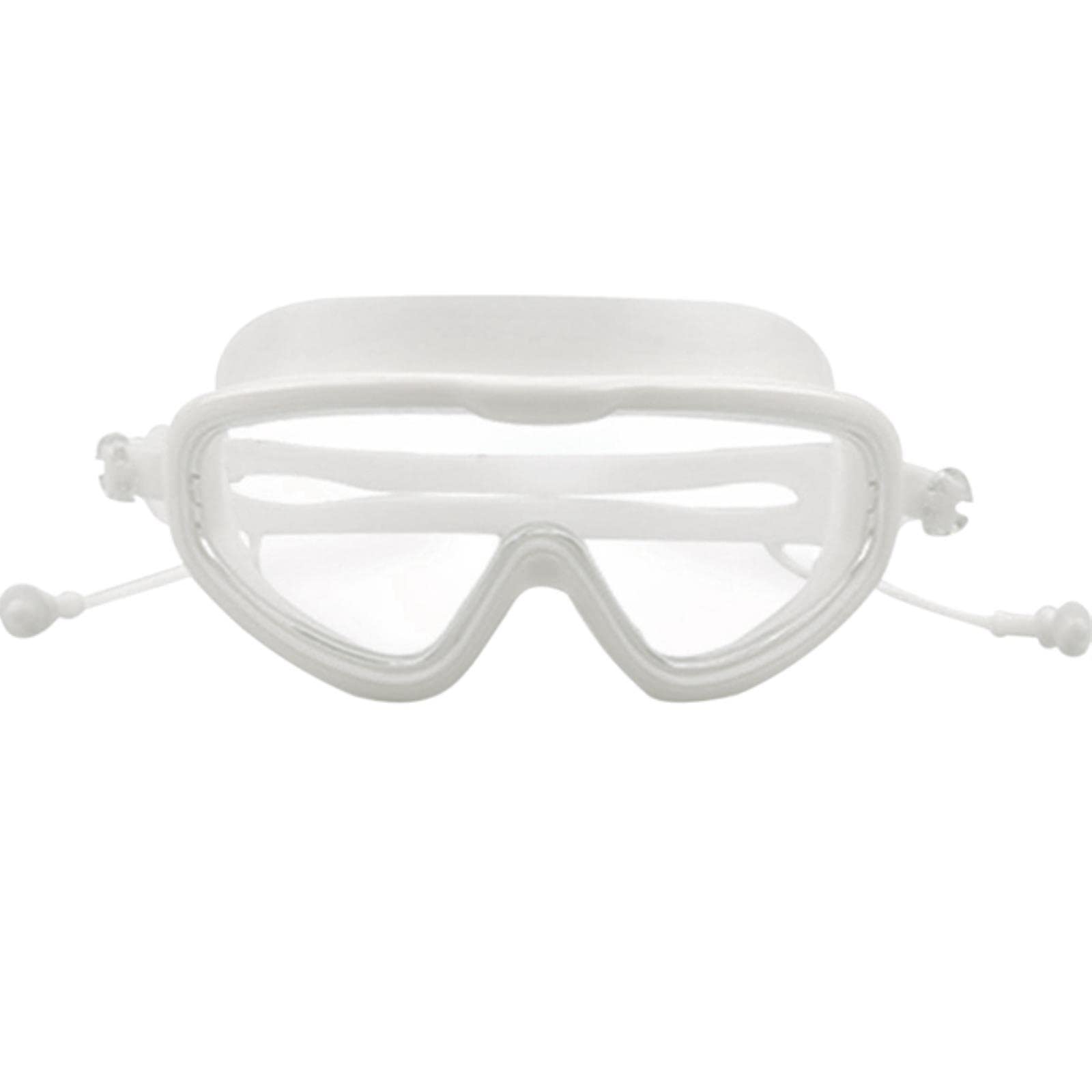 Schwimmbrillen, Outdoor-Schwimmbrille for Kinder, Anti-Beschlag-UV-Schutz, Schwimmbrille mit Ohrstöpseln for und Erwachsene