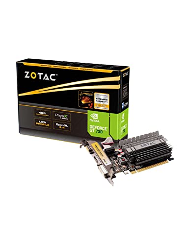 ZOTAC GeForce GT 730 4GB Graphics Card 3840x2160 Resolution