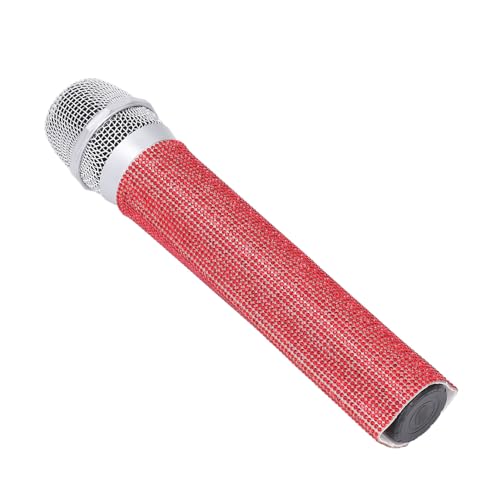 Housse de rechange en strass pour microphone de scène et bar