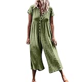 Combinaison Femme Moulante Sexy Sans Manches Une Pièce Combinaison de Yoga Sport Côtelé Élastique Jumpsuit Femme Noir Femmes Combinaison sans Manche Col à Noué Dos Jumpsuit Ete Pantalon Long Loose Taille Haute Couleur Unie Elegant