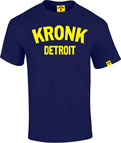 Kronk Detroit T-Shirt – Premium Cotton Boxing Tee for Men - Athletic Fit with Iconic Retro Gym Logo - Classic Casual Sportswear for Training & Everyday Wear