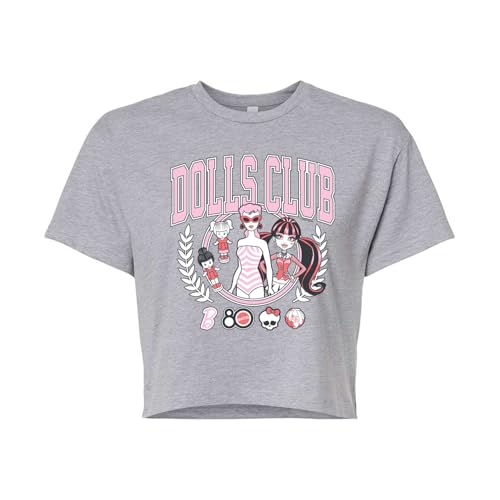 Mattel - Dolls Club - Juniors Cropped Graphic T-Shirt
