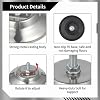 Billiard Table Leg Levelers, 4 Pcs Pool Table Leg Leveling Risers 5D with Adjustable Height, Robust Metal Table Leveling Feet for Billiard Tables, Ping-Pong Tables, Soccer Tables