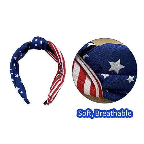 Zuer 4Th Of July Headband For Women, American Flag Knotted Headband For Patriotic Decorations,4Th Of July Decorations, Independence Day,Fashion Styles For Women #TOP2