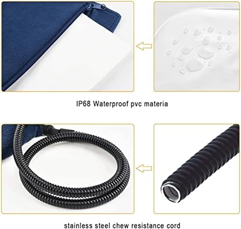 RIOGOO Pet Heating Pad Large, 22x 18Inch Dog Cat Warming Pad Electric Heating Pad for Dogs and Cats Indoor Warming Mat with Auto Power Off (UK)
