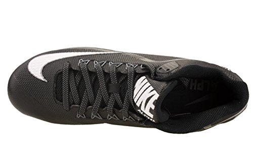 image for Nike Mens Alpha Pro 2 3/4TD Football Cleats 719927 010 ( Black/Metalli