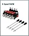 Hydraulic Flow Control Valve 4 Spool 11 GPM G Ports Adjustable Relief Lever Handle Double Acting Parallel Center Tractor Loader W/Joystick Small Tractors/Tanks Loaders Log Splitters