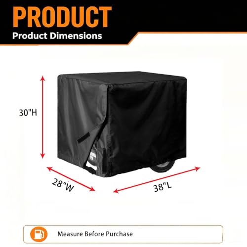 Cubierta para generador ideal para camping al aire libre y hogar 8