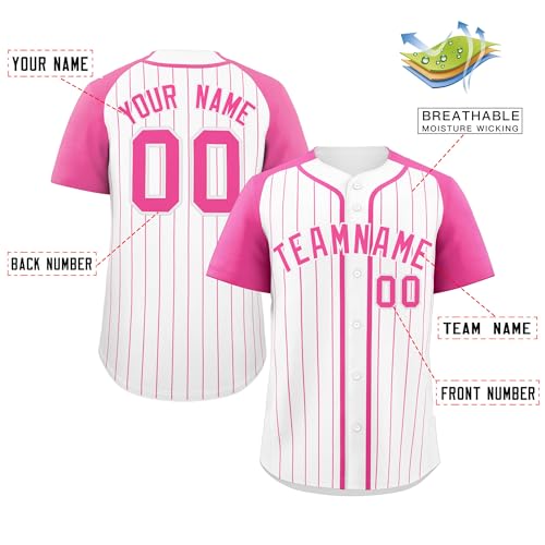 Custom Baseball Jersey Men Women Youth Personalized Pinstripe Sport Jersey miniatura 2