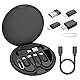 Elebase USB Adapter Kit,USB auf USBC Adapter,Typ C zu USB 3.0 OTG IOS Micro Multi Portabel Konverter mit 0.3M 100W Ladekabel für iPhone 16 15 14 13 Pro Max Mini,Samsung Galaxy S25 S24 S23 Plus A55 A54