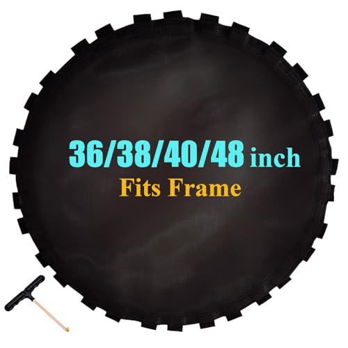 XATAMIO Trampoline Mat,Fits 38 Inch Trampoline Frame with 32 Buckles and Spring Tool,for Fitness Trampoline Jumping Mat