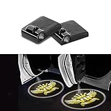 Zufoty 2PCS Car Door Projector Lights, Car Door LED Logo Projector, Wireless Courtesy LED Light, Car Door Step Welcome Lights, LED Car Welcome Light Ghost Shadow Light Universal for Cars Trucks SUVs
