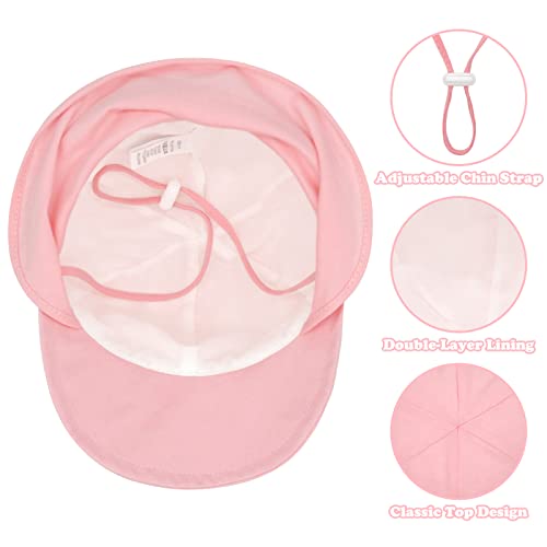 Baby Hats 6-12 Months Baby Baseball Cap Baby Girl Sun Hat Infant Baseball Cap Baby Girl Hats Baby Ball Cap Baby Swim Hat Light Pink #TOP4