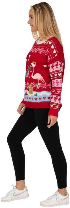 Blizzard Bay Women's Crew Neck, Long Sleeve, Ugly Christmas Sweater - Image 3