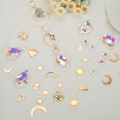 image for HYBEADS DIY Suncatchers, 400 pcs Sun Catchers Making Supplies Kit Art 