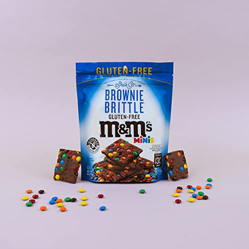 Sheila G's Gluten Free M&M Brownie Brittle Sweet Chocolate Crispy Snack-Rich Brownie Taste With A Cookie Crunch- 4Oz Bag, Pack Of 6 #TOP3
