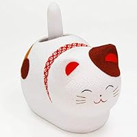 Amazon.co.jp: 大阪長生堂 置物 招き猫 ソーラー 猫 開運グッズ