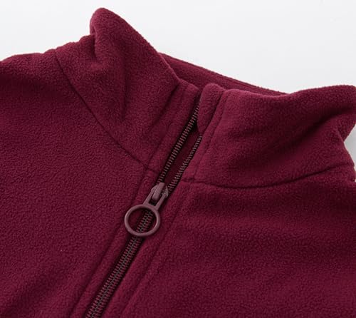 Kids' Polar Fleece Jacket - Unisex Full-Zip Sherpa-Lined Winter Coat, Warm & Durable for Outdoor Play, Hiking, and School4