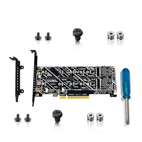 Adaptador NVMe PCIe 5.0 de doble bahía para solucionar la falta de espacio en tu placa base