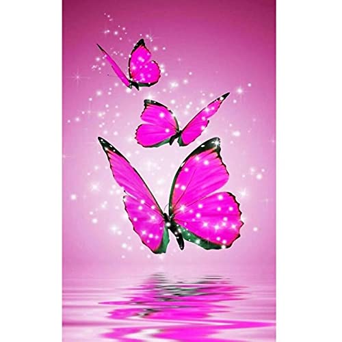 Diamond painting papillon strass broderie point de croix 5D
