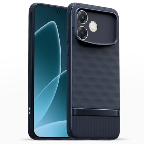 Image of Outlouders Back Cover for Oppo F33 Pro 5G | Full Camera Protection | TPU Soft Flexible Shockproof Bumper Case (Blue)