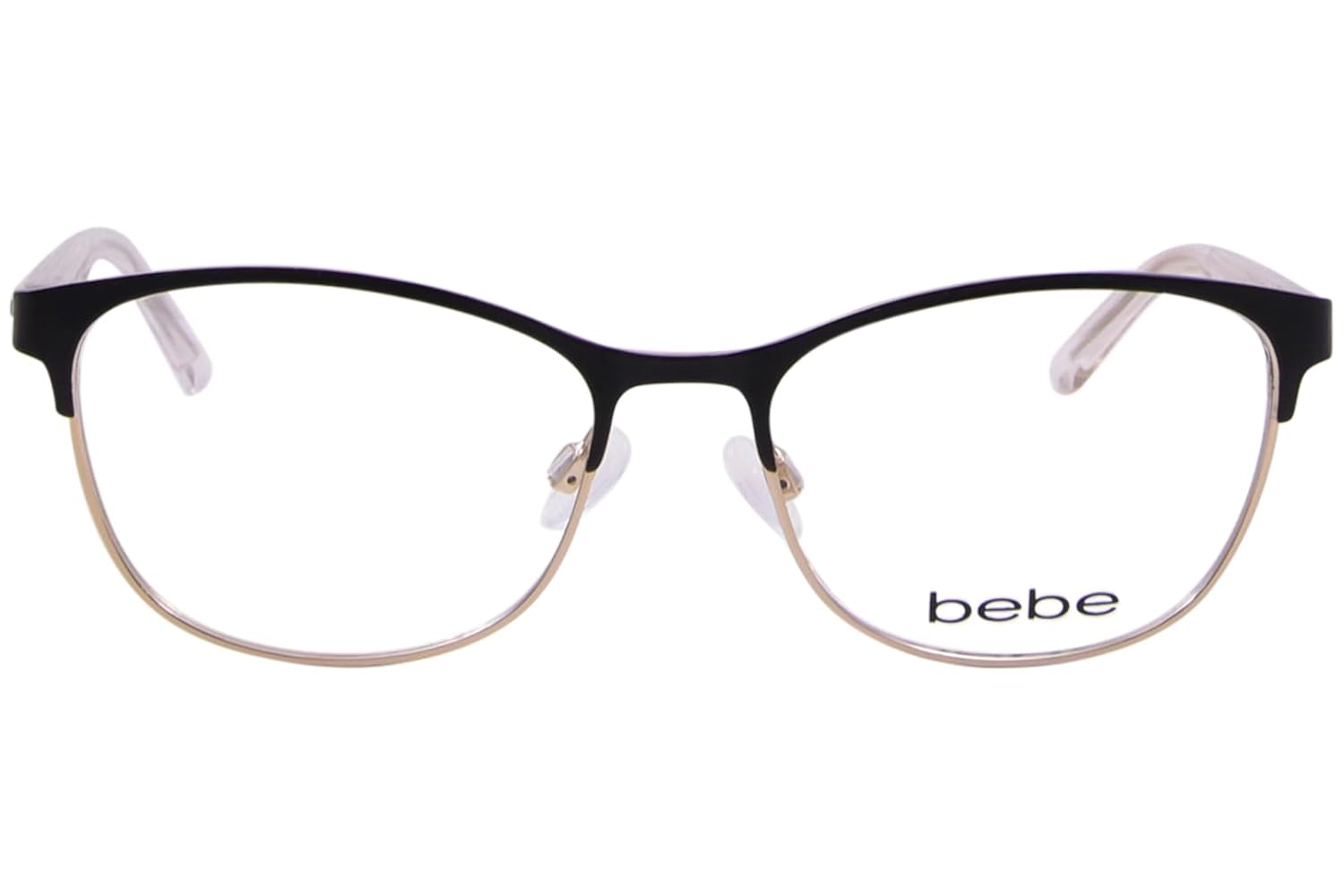 bebe Eyeglasses BB 5226 001 Jet at Amazon Men's Clothing store