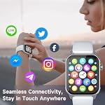 Smart Watch for Men, 120+ Sports Modes Smartwatch with 1.83" HD, Alexa Built-in, Heart Rate/Sleep Monitor, IP67 Waterproof, Bluetooth Call & Music Control Fitness Watch for iPhone/Android (Gray)