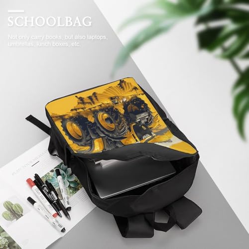 Sac à dos tracteur imprimé 3D : cadeau idéal école garçon 17 pouces