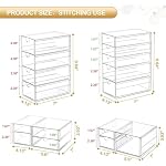 Acrylic16-Drawer Storage & Makeup Organizer for Desk - Image 2