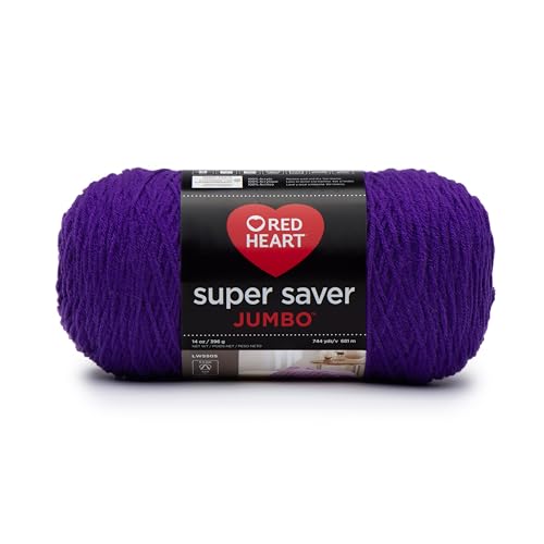 Image of Red Heart Super Saver Jumbo Yarn, Amethyst