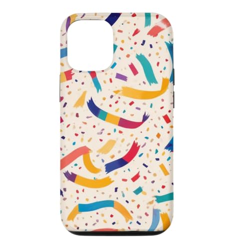 Image of Rainbow Confetti Colorful Abstract Pattern Case for iPhone 12/12 Pro