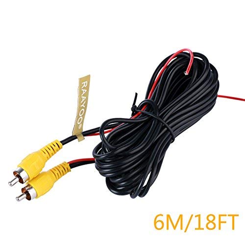 Reverse Backup Camera, RAAYOO L002 HD 170 Degree Wide View Angle Universal Car Front/Side/Rear View Camera,2 Installation Option, Mirror Non-Mirror Image, 18.5mm, 12V/24V