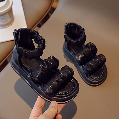 Girls' Sandals Summer Women's Sandals Soft Sole One Line Children's Sandals Children's Roman Sandals Beach Kid3