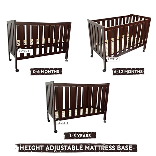 R for Rabbit Baby's Den Lite Wooden Cot - Image 2 of 7