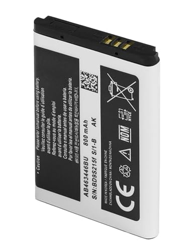 SHAWOROCE Batería AB463446BU AB553446BU AB043446BE compatible con teléfono Samsung B2100 C3520 E900 E1150 E1190 E1200 E1310 E2330 E2530 E3210 I3200 M320. 0 pilas X530 X680 para teléfono móvil, 800 mAh