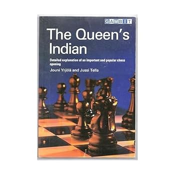 Paperback The Queen's Indian: Detailed Explanation of an Important and Popular Chess Opening Book