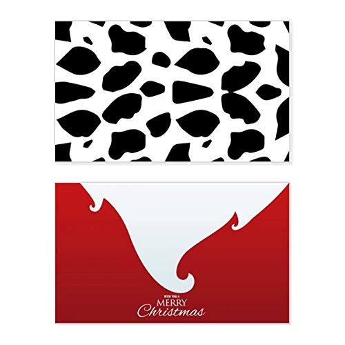 Carte de Noël motif de céréales gourmandes et illustration de chien de fête