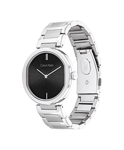Calvin Klein Analogue Quartz Watch for Women CK Sensation Collection with Silver Stainless Steel Bracelet - 25200249