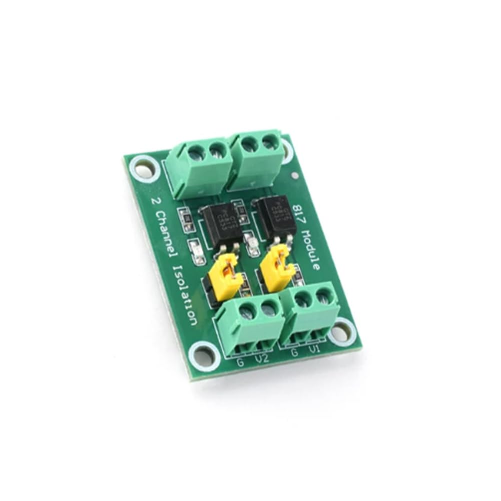 PENGLIN 2-Kanal Optokoppler Modul PC817 – 5 Stück, 3,6–24V Eingang, 3,6–30V Ausgang, Für Arduino & Industrie