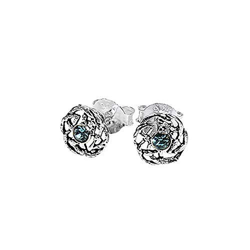 Orecchini Unoaerre - Classica - Gold -Cristalli Turchesi-6EXO0028G-1AR