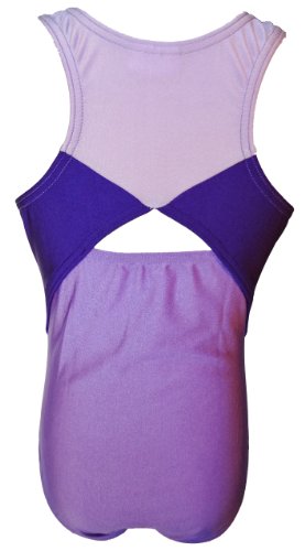 Talent Tale Big Girls Color Block Tank Leotard (Medium 7/8) #TOP3