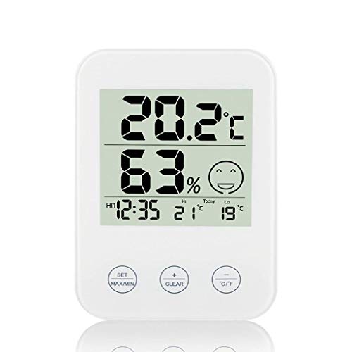 Wanduhren，Digitales Thermometer Hygrometer, Wanduhr, Messgerät Modern Design Wetterstation Elektronische Uhren, Weit Verbreitet In Ihrem Büro,