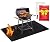 ejomo Under Grill Mats for Outdoor Grill Deck Protector - Black Under BBQ Grill Mat w/Fire Blanket & Corner Weights, Double-Sided Fireproof Design, Heat Resistance Up to 2000°F, Square, 40x60 Inches