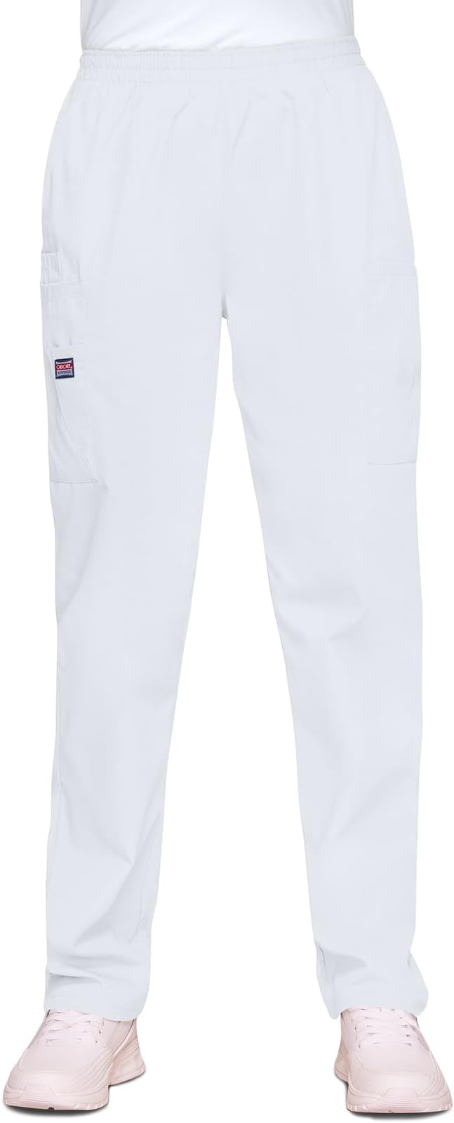 Scrubs for Women Cargo Pant Natural Rise Tapered Pull-On Bottom with 4 Pockets , Fade Resistant Fabric - 4200