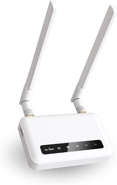 GL-X750 (Spitz) Version 2, 4G LTE OpenWrt VPN Router, 128GB Max MicroSD, AC750 Dual-Band Wi-Fi, IoT Gateway, VPN Client and Server (EP06-E)