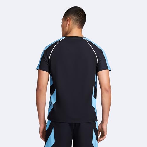 Image of Messi Men's Lifestyle Overtime Raglan Poly Tee, Standard Fit T-Shirt
