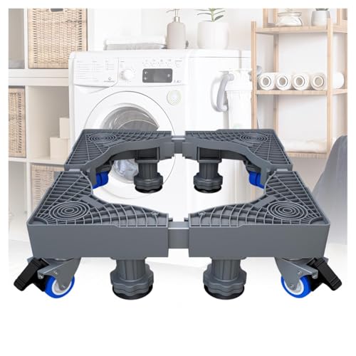 WXJHNYBS Lavadora Secadora Pedestales Universal 8 Columnas De Apoyo Soporte Secador Aumentar Altura Soporte Lavadora Lavadora,4patas-4ruedas