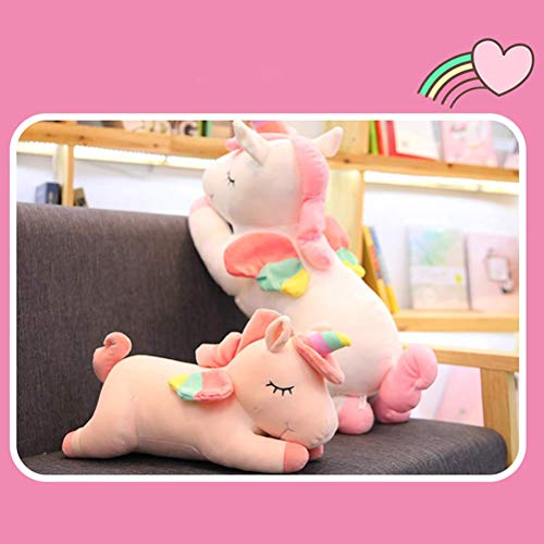 Image of Tickles Unicorn Soft Stuffed Plush Animal Toy for Kids Boys & Girls Birthday Gifts (Color: White Size: 80 cm)